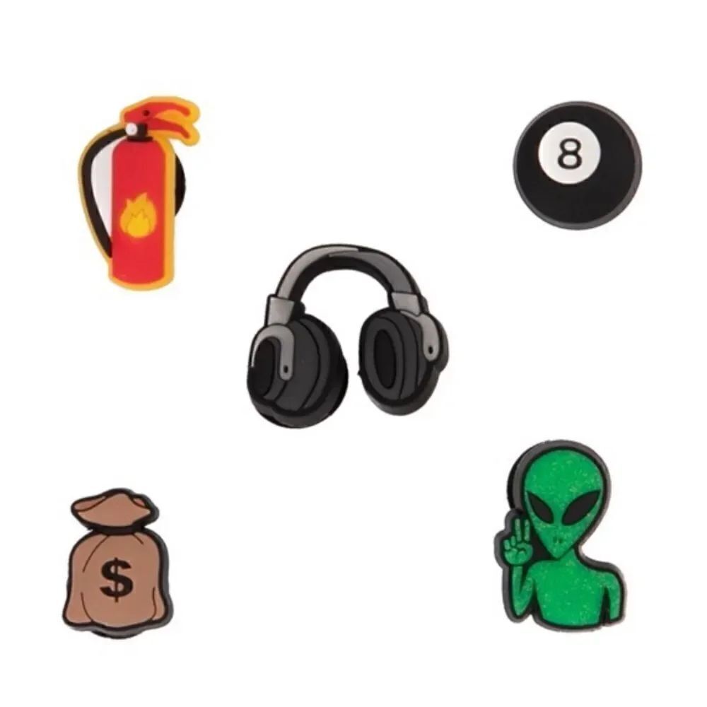Crocs Jibbitz Teen Bro Shoe Charms 5 Pack - Multicolor